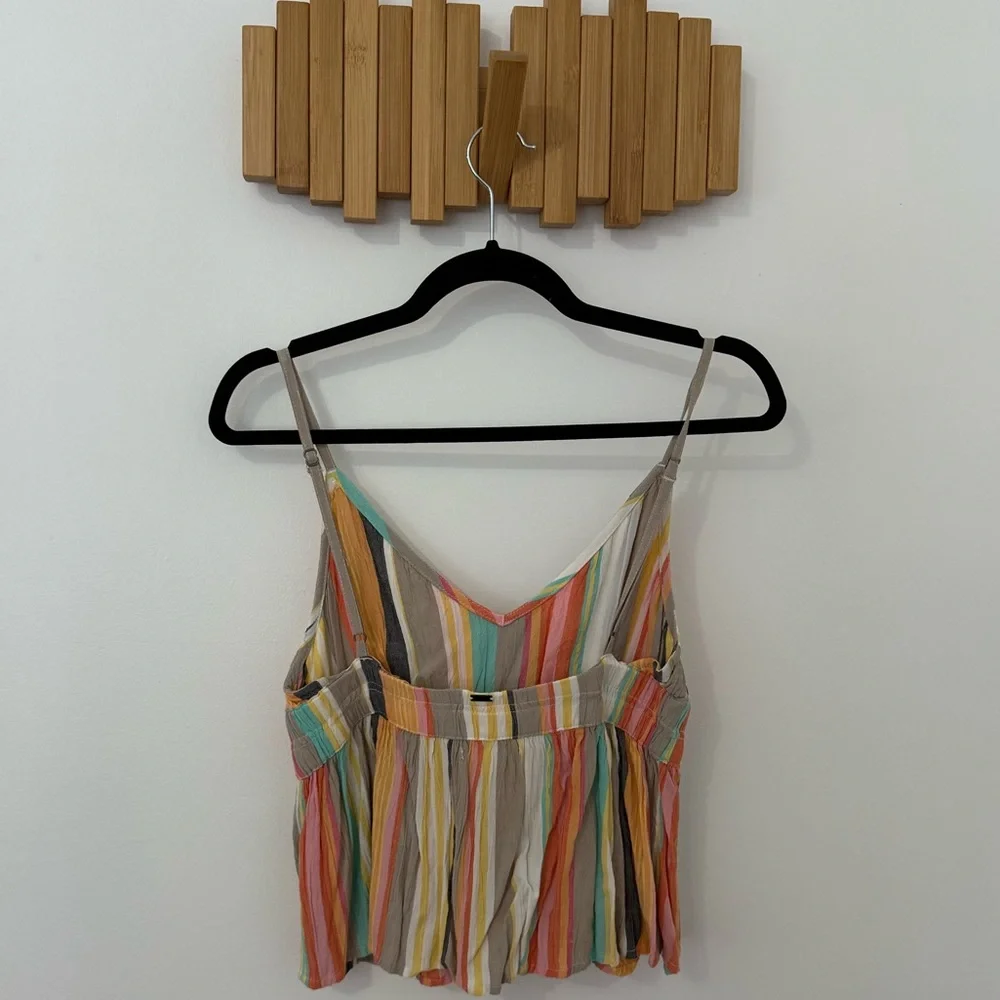 NWOT Women’s O'Neill Multicolor Striped Camisole, Size S - Picture 2 of 4